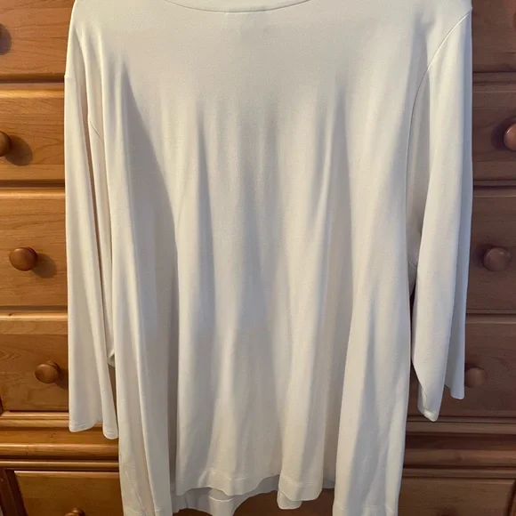 Cream V-Neck Women’s Tunic size 4X - Picture 2 of 7
